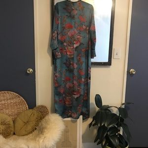 Zara wraparound kimono style dress